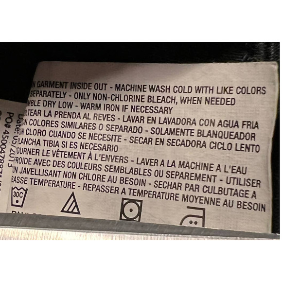 Kardashian Premium Black Jeans Kim Curvy Straight Size 2 31" Inseam x 13" Waist - Picture 6 of 6